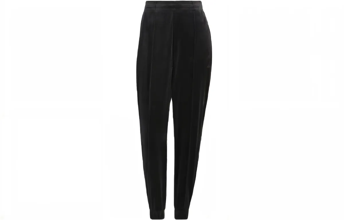 Adidas Knitted Sweatpants Women's Moderate Cuffed Pants