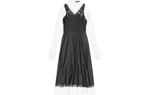 【Previous Season】Trompe L'oeil Slip midi dress