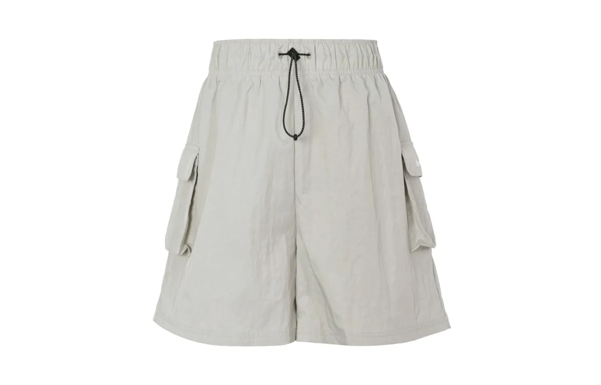 Nike Sportswear Essential Woven High-Rise Shorts Grey