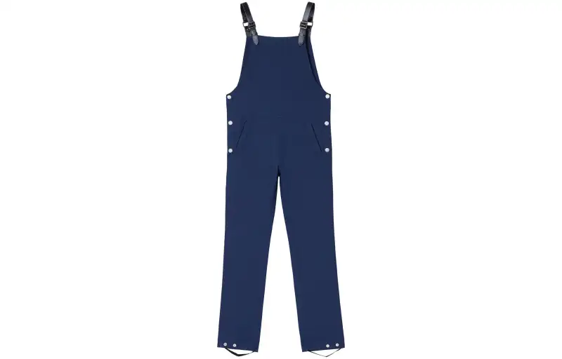 【RunwayPrevious Season】square-neck slim-cut dungarees