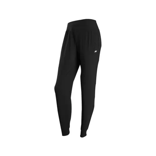 Skechers Knitted Sweatpants Women's Carbon Black/0018 Moderate Cuffed Pants