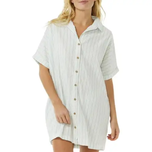 Vans Short Sleeved Dress Women's Blue