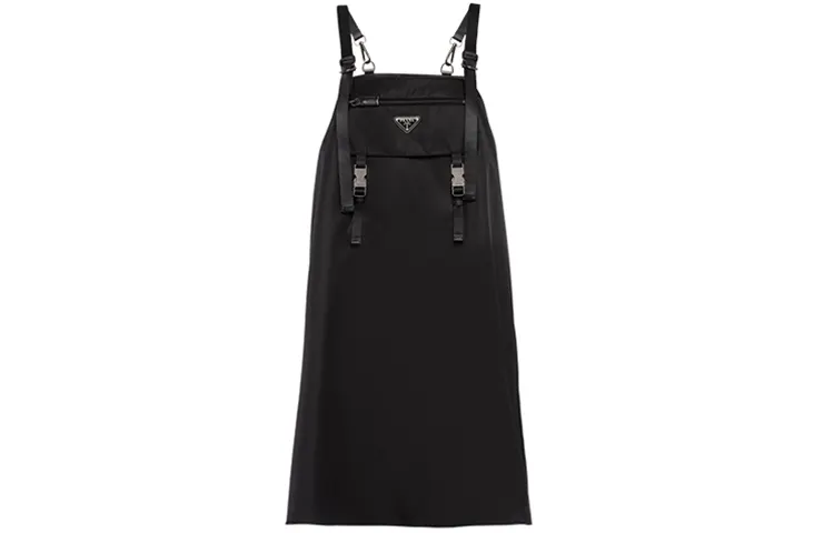 PRADA SS21 Sleeveless Dress Women's Black