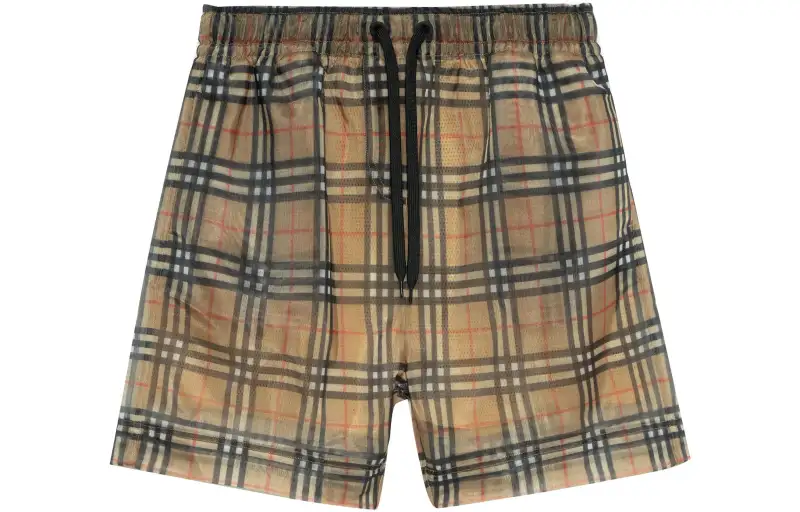 Burberry Tawney Vintage Check Mesh Shorts 'Archive Beige'