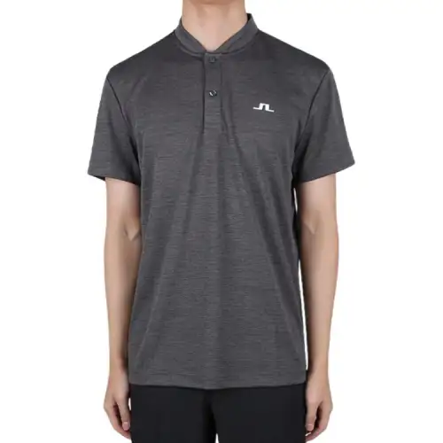 FILA Polo Shirts Men's Gray Polo Collar Moderate