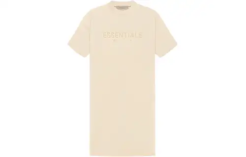 Fear Of God Essentials Women's T shirt Dress Egg Shell