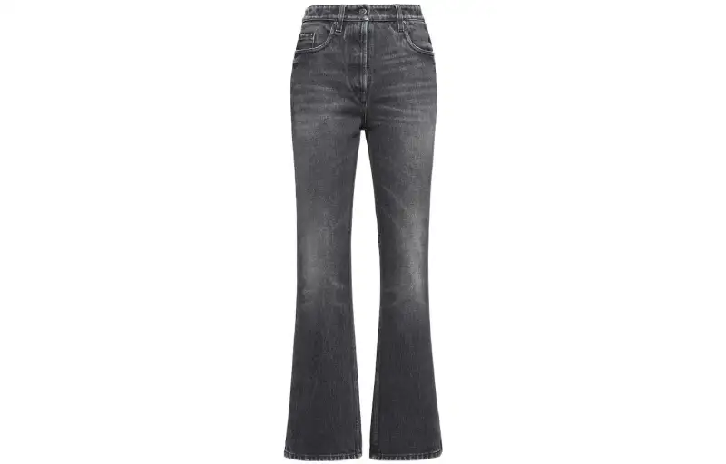 PRADA Jeans Women's Dark Gray Moderate Flared Pants