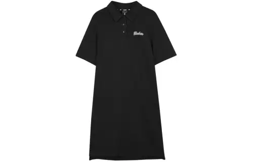 Skechers Funny Monster Short Sleeved Dress Women's Carbon Black