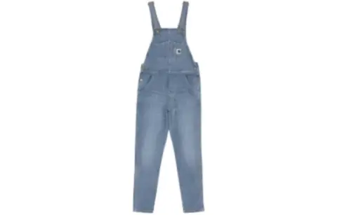 Carhartt WIP Overalls Women's Blue Moderate Straight Fit Pants