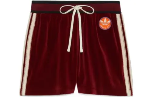 GUCCI x Adidas Originals SS23 Casual Shorts Women's Red