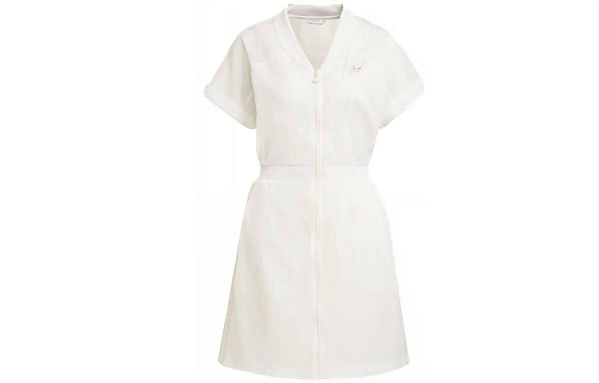 Adidas Originals Short Sleeved Dress Women's White