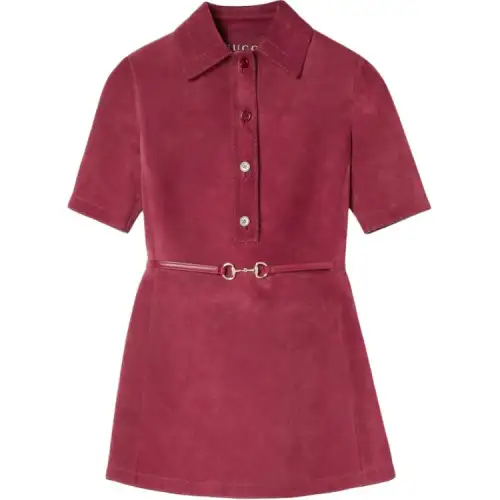 Gucci belted mini dress