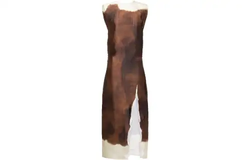 PRADA Satin Printed Maxi Dress