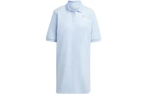Adidas Originals Cherry Blossom Limited Series Short Sleeved Dress Women's Light Pink Blue