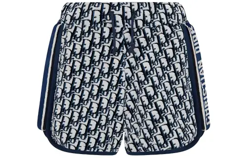 DIOR Quarterly New Products Casual Shorts Women's Marine Blue