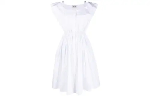 Miu Miu cotton midi dress