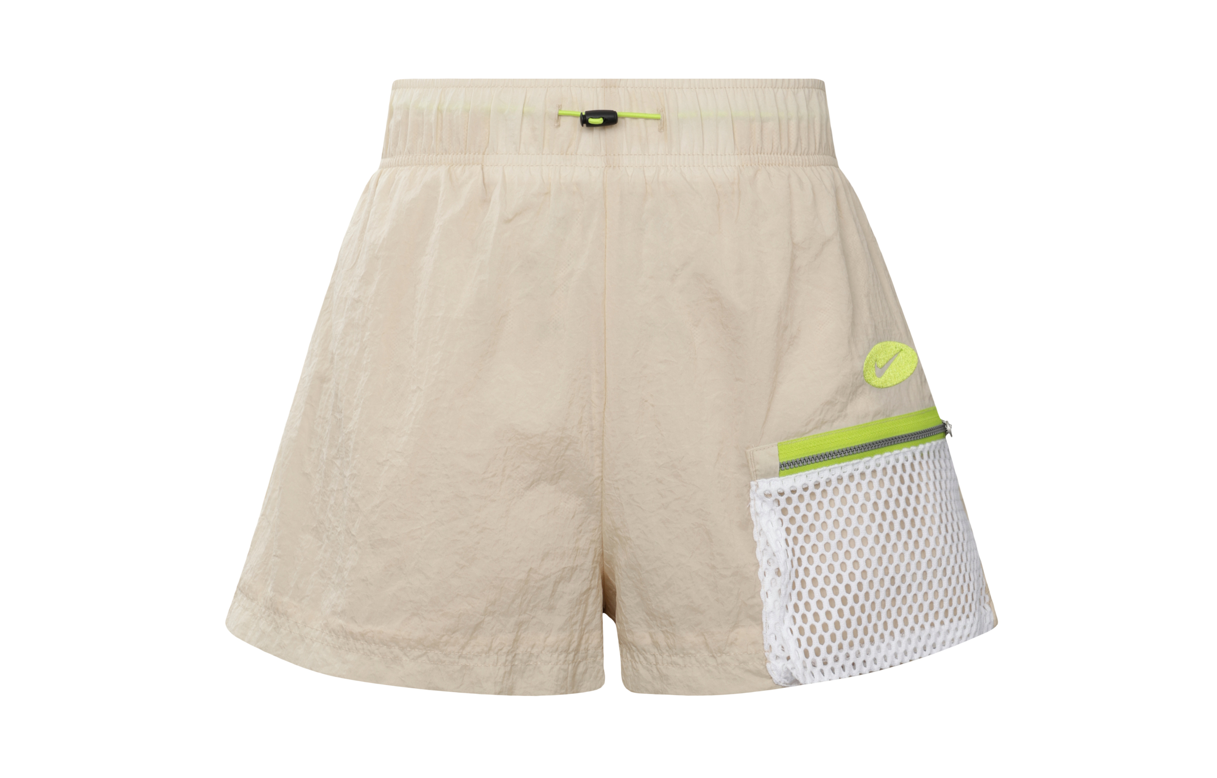 Женские шорты Nike High-Waisted Woven Shorts (белые)