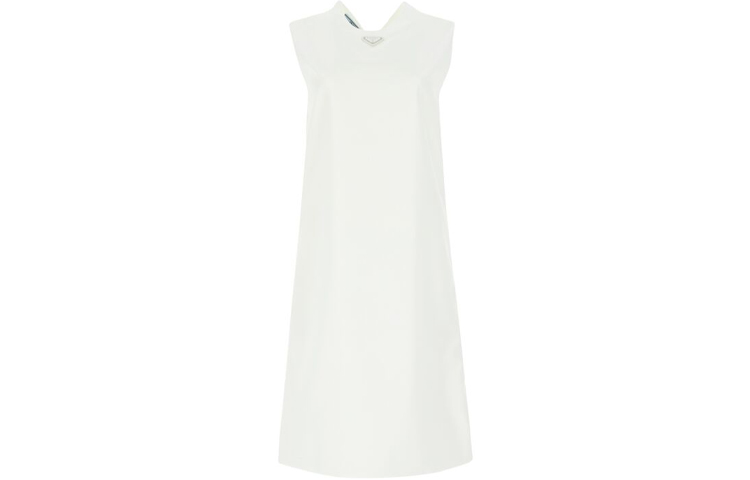 PRADA SS21 Sleeveless Dress Women's White