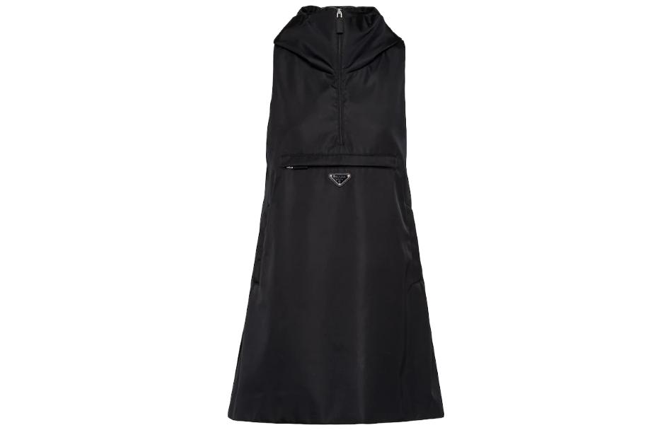 Женское платье Prada Re-Nylon SS23 (черное)