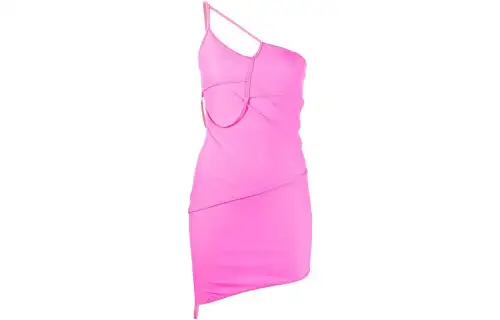 Balenciaga Slip Dresses Women's Pink Thin Short