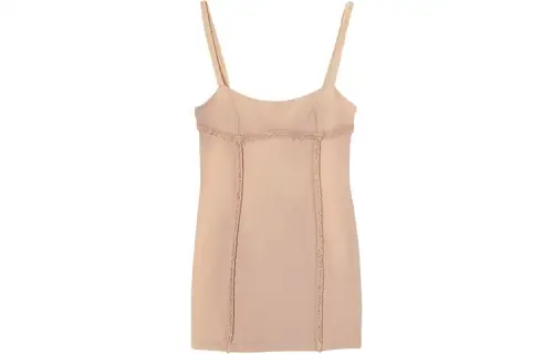 OFF WHITE Seam detail Fitted Mini Dress