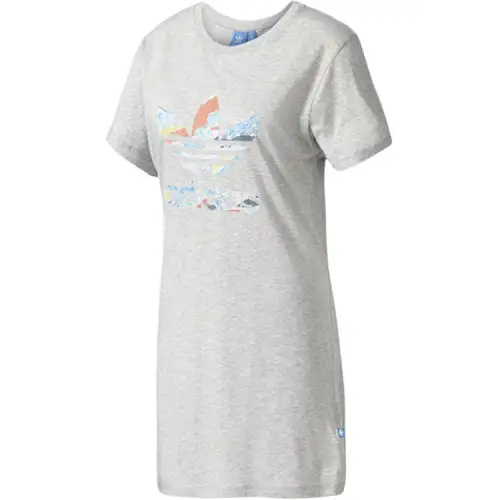 Adidas Originals Short Sleeved Dress Women's Gray