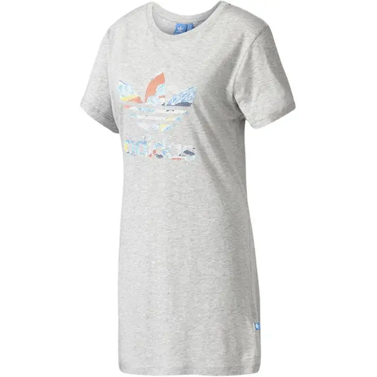 Adidas Originals Short Sleeved Dress Women's Gray