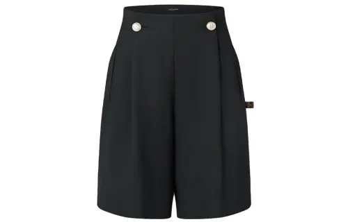 LOUIS VUITTON Casual Shorts Women's Black