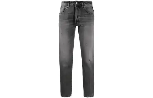 Golden Goose Jeans Women's Gray Moderate Straight Fit Pants