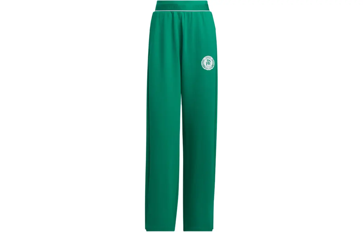 Adidas Verbiage Doubleknit Pants Knitted Sweatpants Women's Green