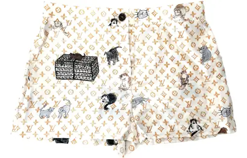 LOUIS VUITTON Casual Shorts Women's Beige