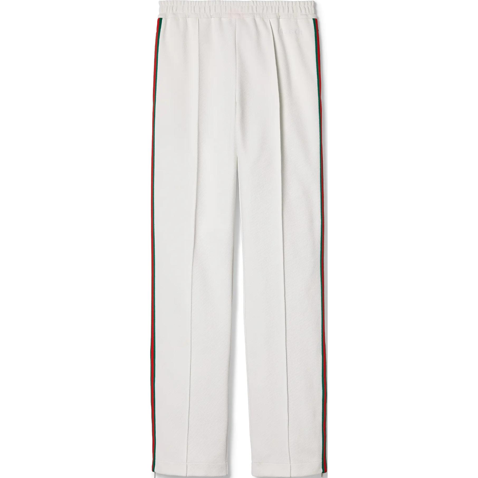 GUCCI Web Detailed Jersey Drill Jogging Pants