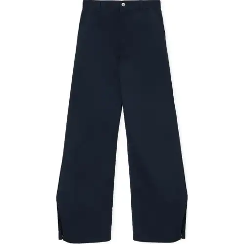 LOEWE FW24 Casual Pants Women's Midnight Blue