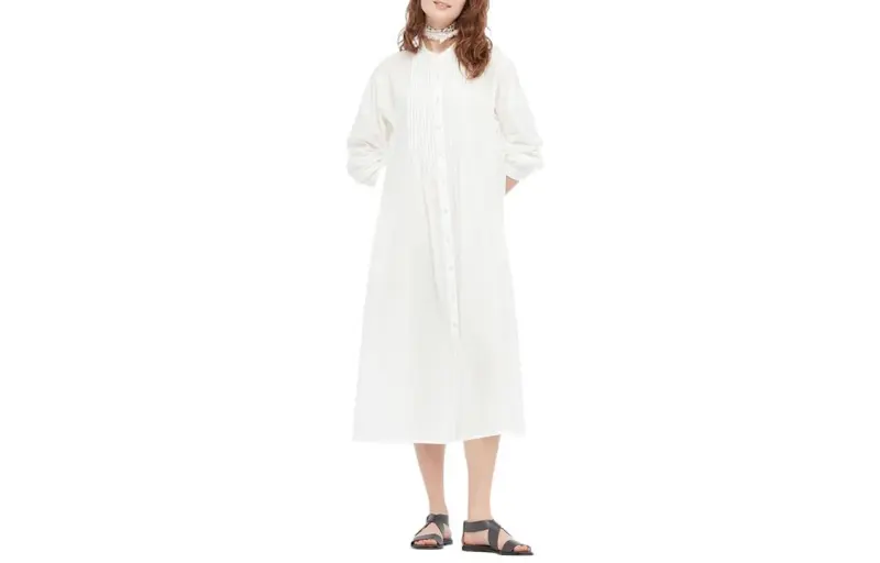UNIQLO x Ines De La Fressange Shirt Dress Ivory Gift Recommendation