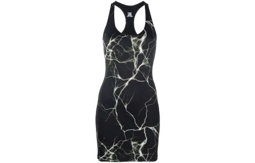 Vetements Sleeveless Dresses Women's Black Crew Neck