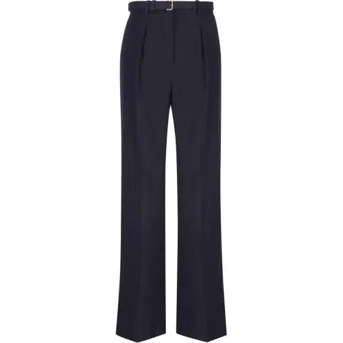 Loro Piana Belted Pleated Trousers