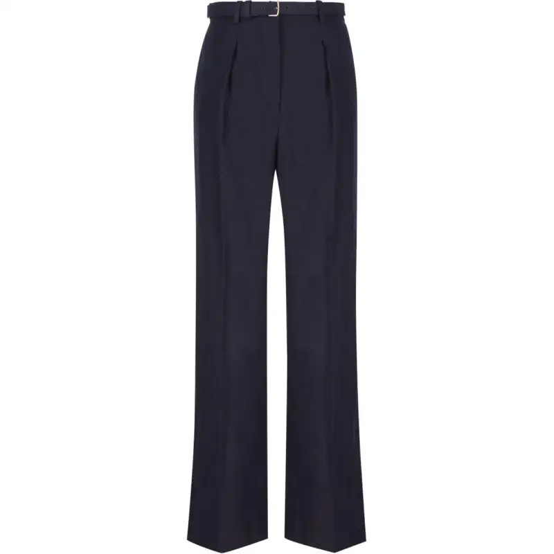 Loro Piana Belted Pleated Trousers