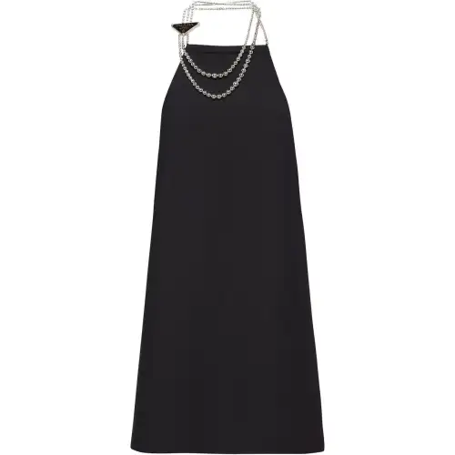Prada beaded halterneck minidress