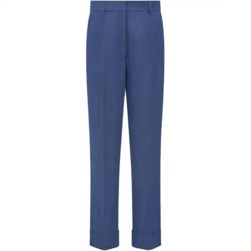 DIOR Casual Pants Women's Blue Moderate Straight Fit Pants