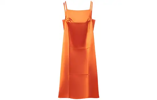 LOEWE FW22 Sleeveless Dress Women's Bright Orange