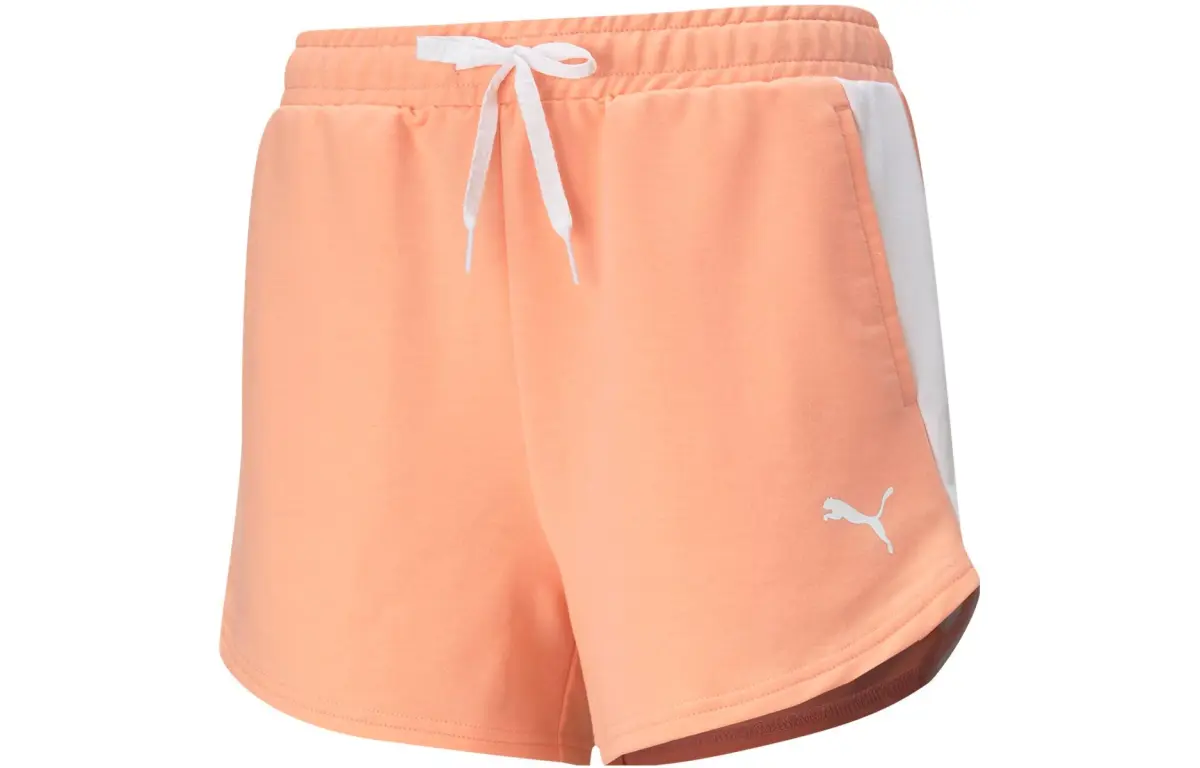 PUMA Modern Sports Casual Shorts Women's Apricot Red