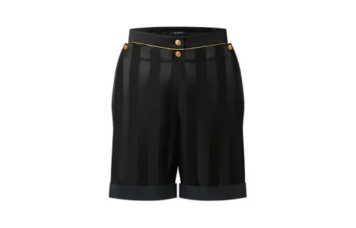 LOUIS VUITTON FW22 Casual Shorts Women's Black