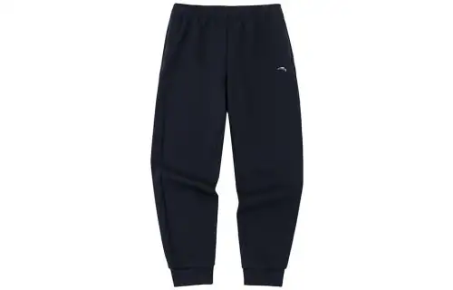 ANTA Variety Training Collection Knitted Sweatpants Women's Black Moderate Cuffed Pants