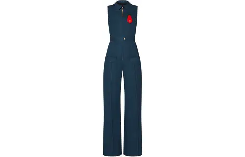 LOUIS VUITTON Overall Pants Women's Blue