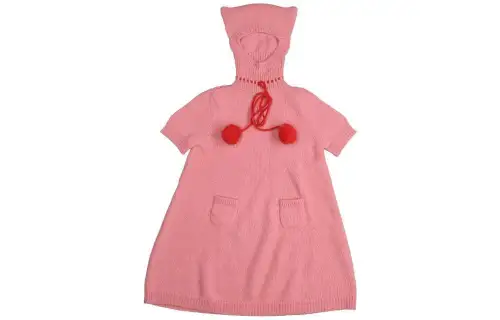 GUCCI SS23 Short Sleeved Dress Women's Pink