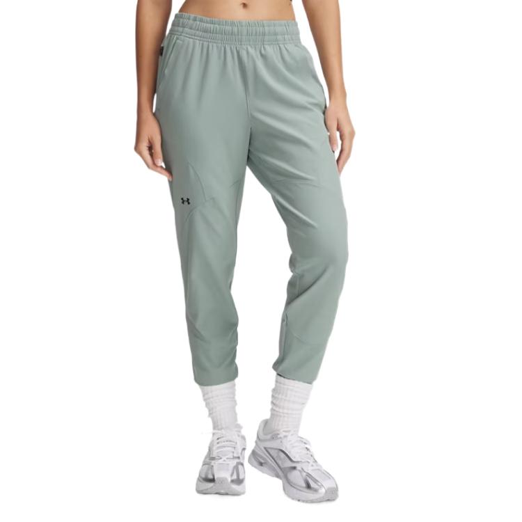 Женские штаны Under Armour Unstoppable (зеленые)