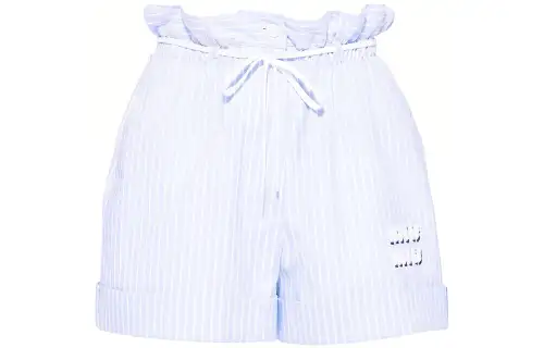 MIU MIU Casual Shorts Women's Blue