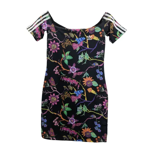 Adidas Originals NoShoulder Dress Short Sleeved Dress Women's Black