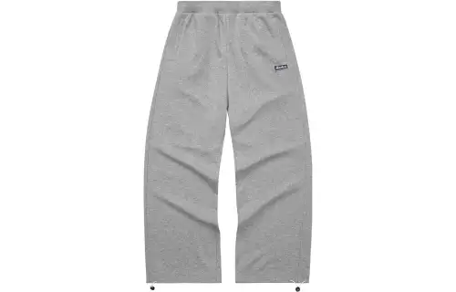 Skechers Knitted Sweatpants Women's Medium Heather Gray/004F Moderate Straight Fit Pants