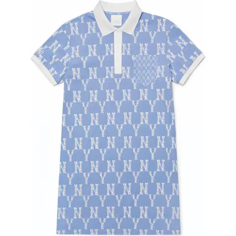 MLB Short Sleeved Dress Women's Blue